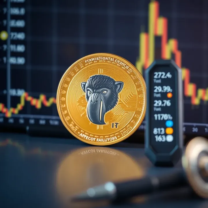 Graph showing Ape Coin price fluctuations and market trends over time
