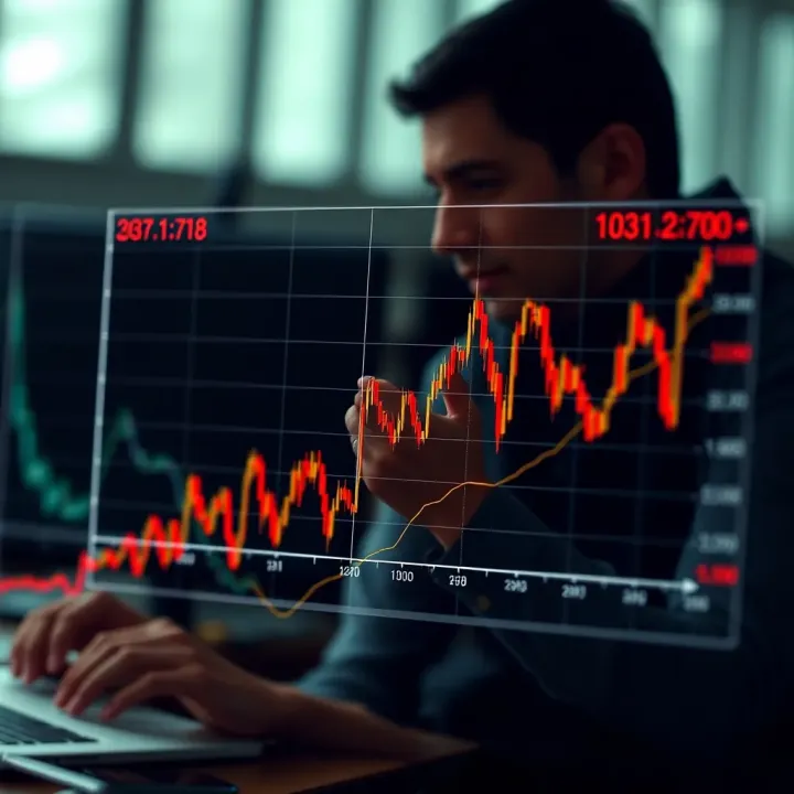Graph showing volatility trends during overlapping forex market sessions aligned with India Standard Time