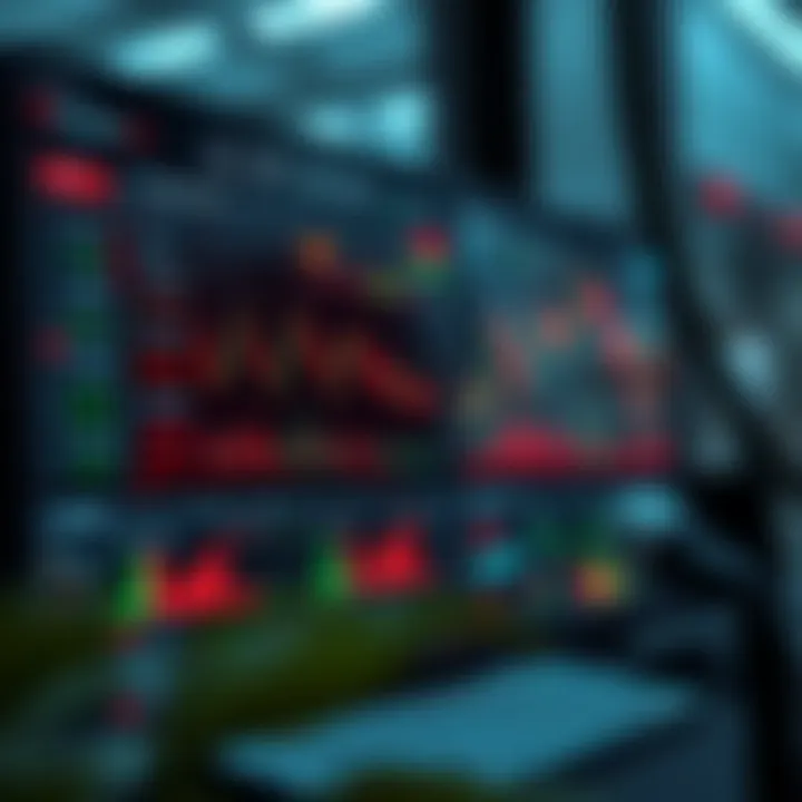 User dashboard displaying trading options and real-time market charts on Quotex io platform