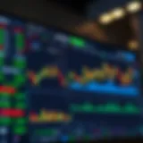 Cryptocurrency trading platform interface showing derivatives and futures charts