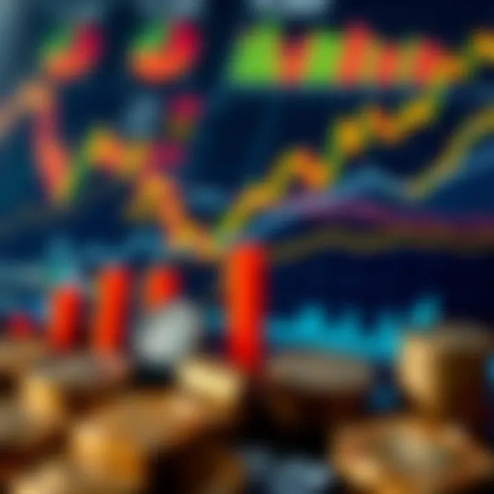 Collection of economic indicators and geopolitical event icons impacting forex market