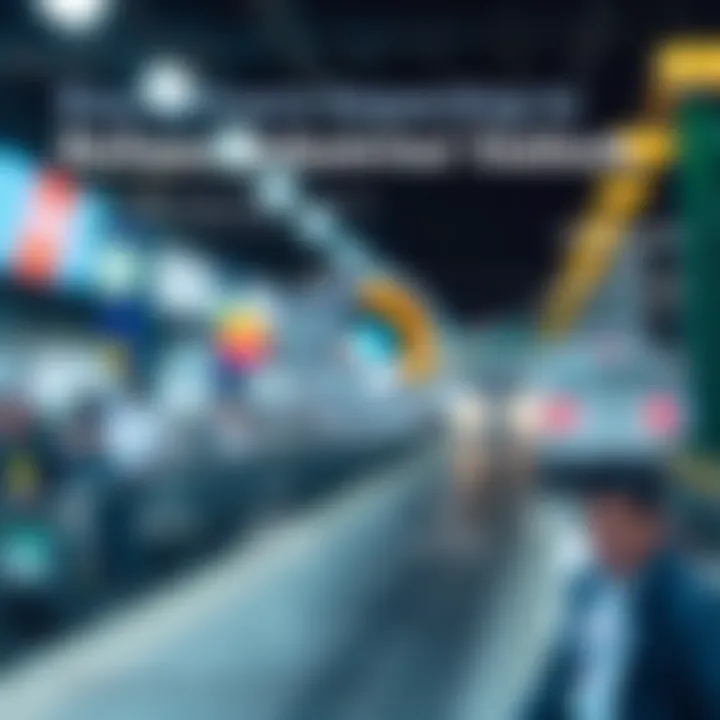 Infographic illustrating market dynamics and economic factors affecting stock performance of a major corporation