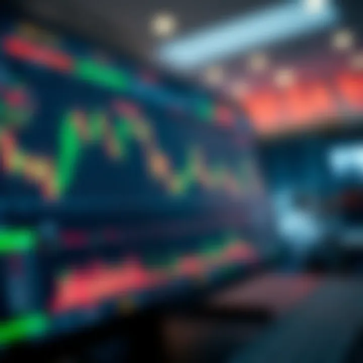 Dashboard displaying forex trading platform interface with charts and analytics
