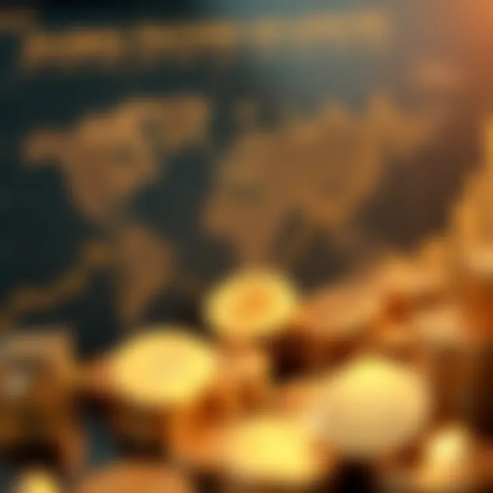 Visual representation of global economic indicators impacting gold value