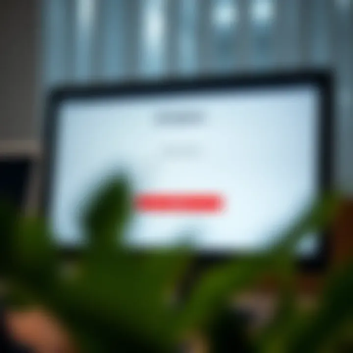 Setting Up Your IQ Option Account Securely in India Computer screen showing the IQ Option account setup page with secure login and personal information fields