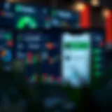 Dashboard displaying trading account overview on Exness Go app interface