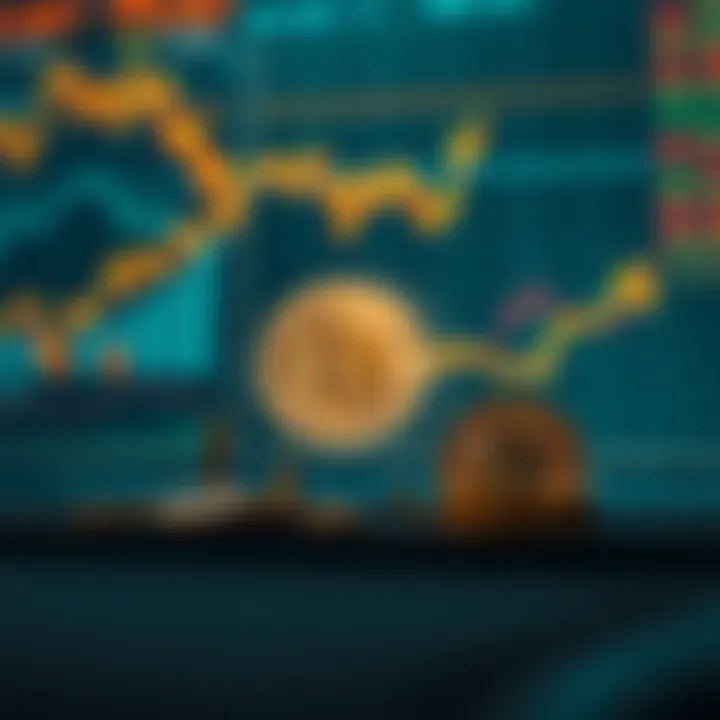 Visual representation of various forecasting methods and analytical tools for Bitcoin price prediction