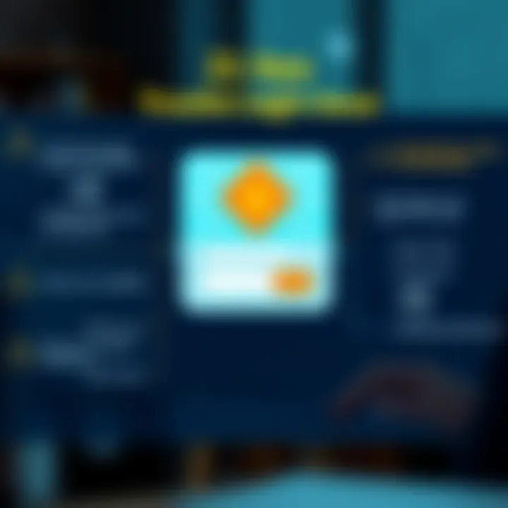 Graphical representation of troubleshooting common login problems with checklists and warning icons