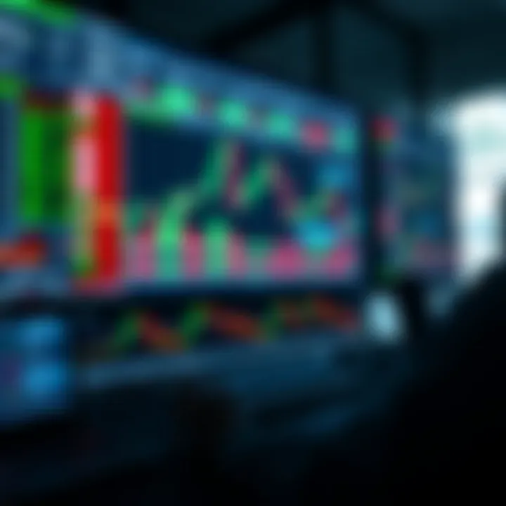 Overview of QX Broker's trading platform interface showing charts and market data