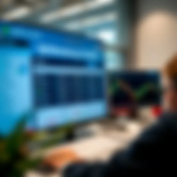 Dashboard overview showing account features and trading tools within QXBroker platform