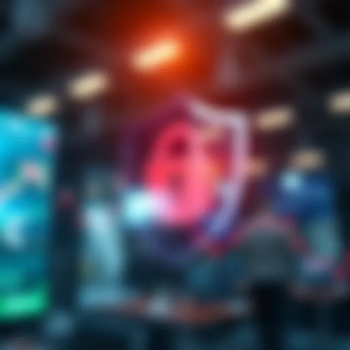 Security shield icon representing QXBroker.com's robust security measures and customer protection