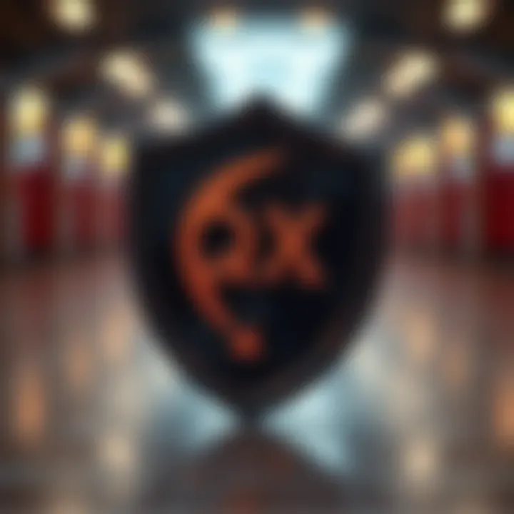 Illustration of security shield symbolizing QXBroker's regulatory compliance and user protection