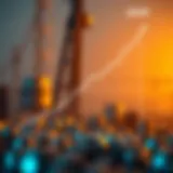 Graph showing projected upward trend of Reliance Power's share prices over two decades