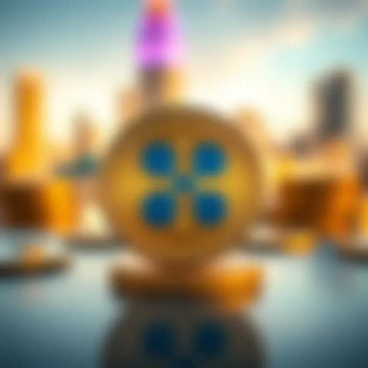 Conceptual illustration of regulatory and technological factors influencing Ripple value