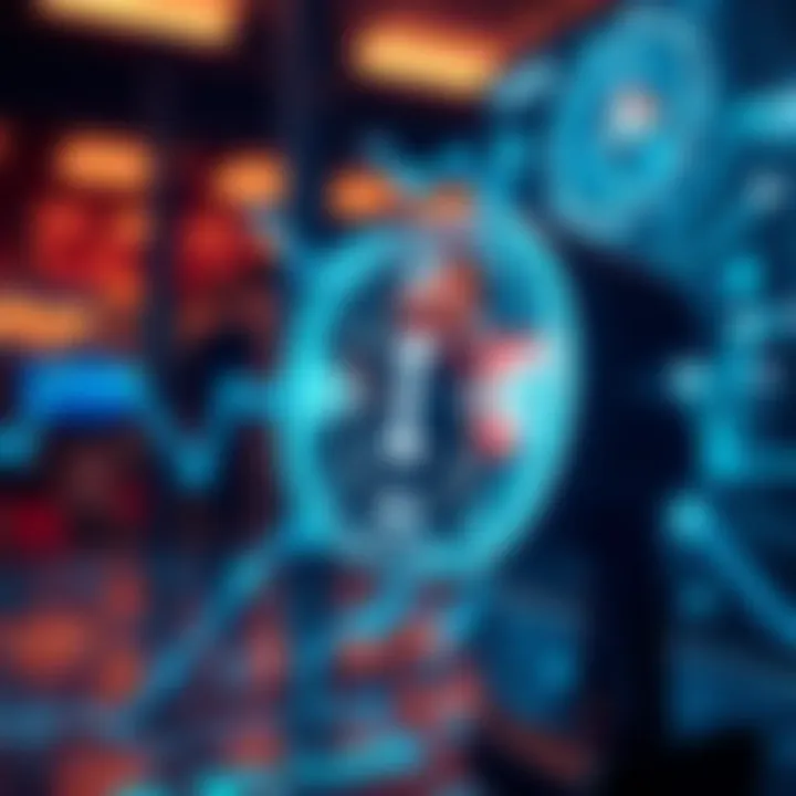 Illustration depicting the integration of algorithmic coding and machine learning in artificial intelligence