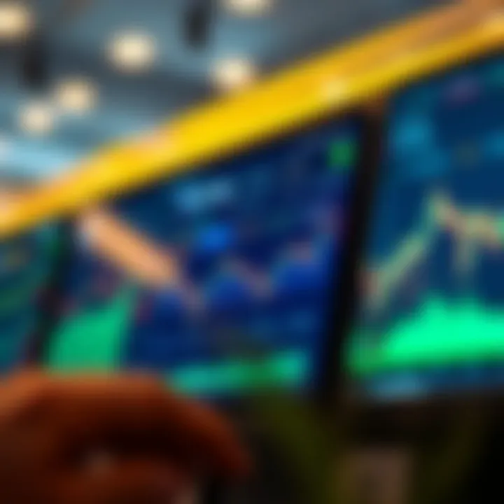 User interface of Bluechip APK showing investment portfolio and stock performance charts