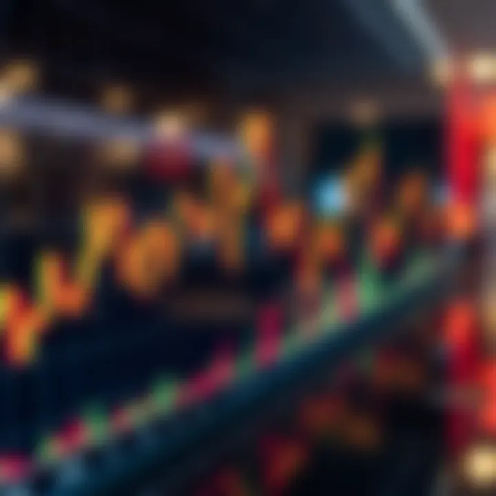 Graph illustrating currency exchange rates and market trends in foreign exchange trading