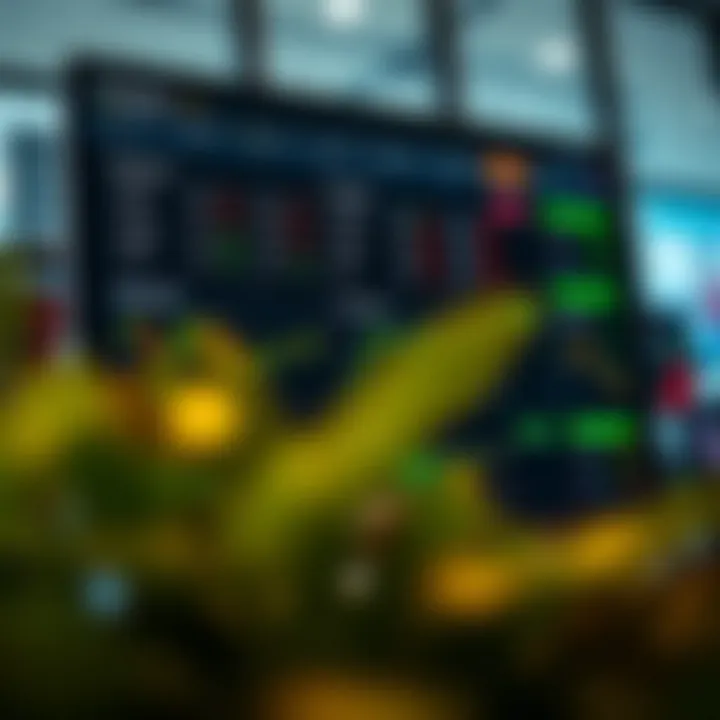 Dashboard view of Quotex trading platform showcasing market charts and trading options