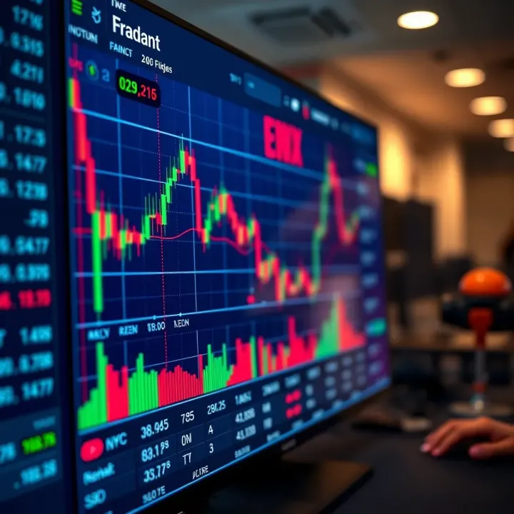 User interface displaying forex trading charts and currency pairs on a digital platform