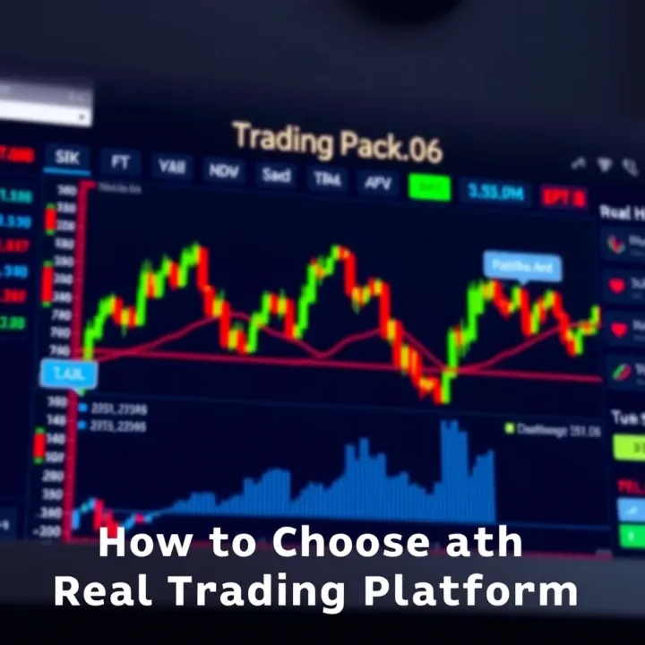 Dashboard of a modern trading platform showing stock charts and market indicators