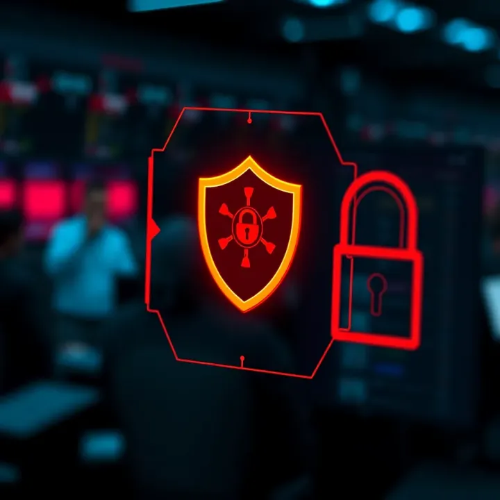 Secure authentication with shield icon and lock symbol representing safety measures for QXBroker accounts