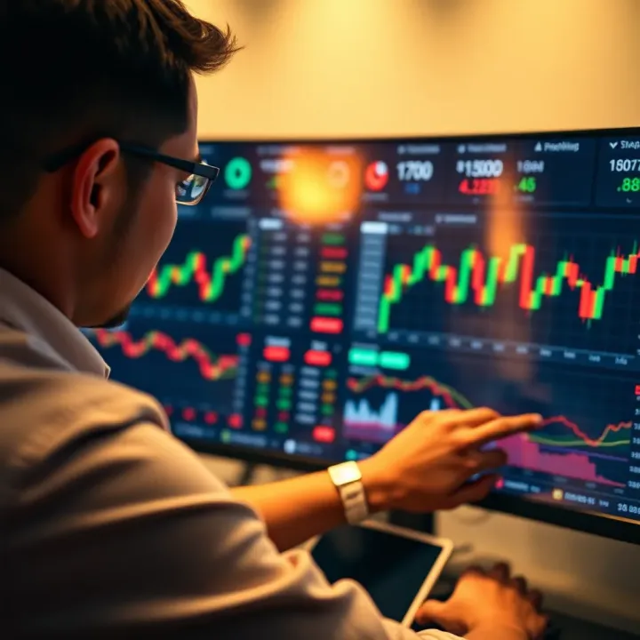 QX Broker Trading Platform Overview User exploring QX Broker trading platform dashboard with various market charts