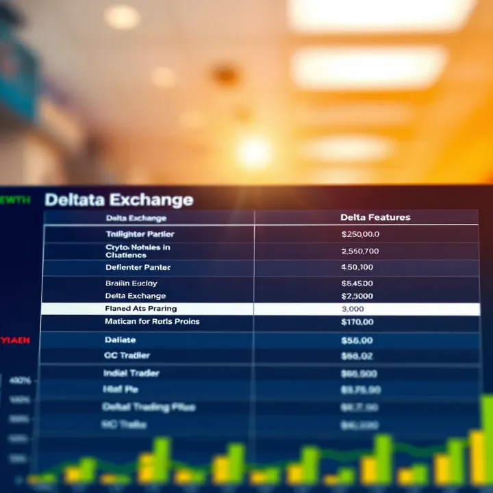 Comparison chart highlighting Delta Exchange features against other Indian cryptocurrency trading platforms
