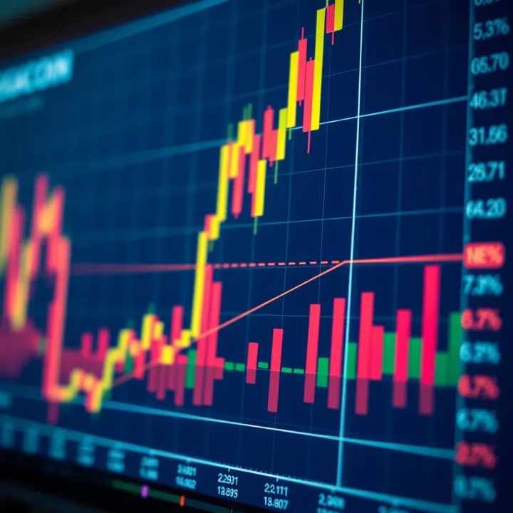 Technical and Fundamental Analysis Impacting Dogecoin Valuation Graph showing technical and fundamental analysis indicators impacting Dogecoin valuation