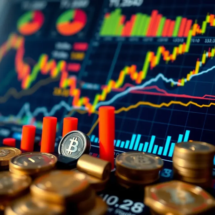 Collection of economic indicators and geopolitical event icons impacting forex market