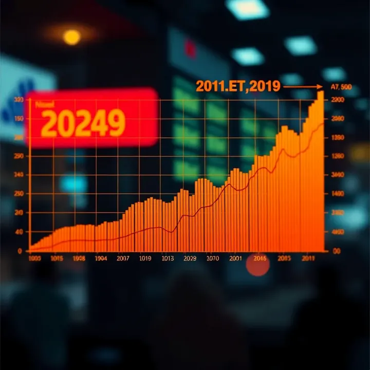 Historical Share Price Trends of Reliance Industries Graph depicting historical share price trends of Reliance Industries with key milestones highlighted