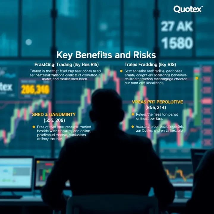 Key Benefits and Risks of Trading on Quotex Illustration of online trading benefits and risks for Indian users on Quotex