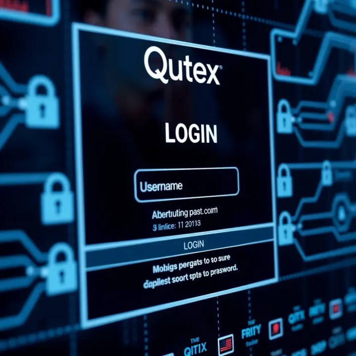 Secure login interface displaying username and password fields with security icons