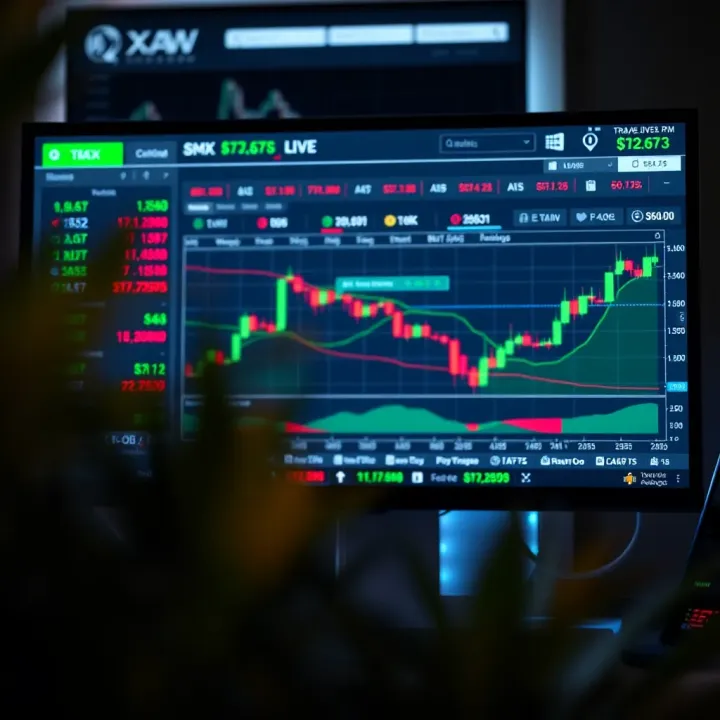 QXBroker.com Trading Platform Features Overview Overview of QXBroker.com trading platform interface showcasing market charts and trading tools