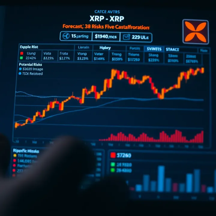 Expert Projections and Risk Factors for Ripple XRP Value Chart showing expert forecasts and potential risks impacting Ripple XRP value