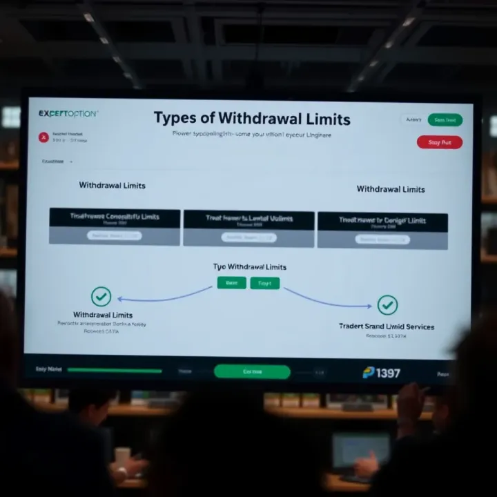 Diagram illustrating different types of withdrawal limits on a trading platform