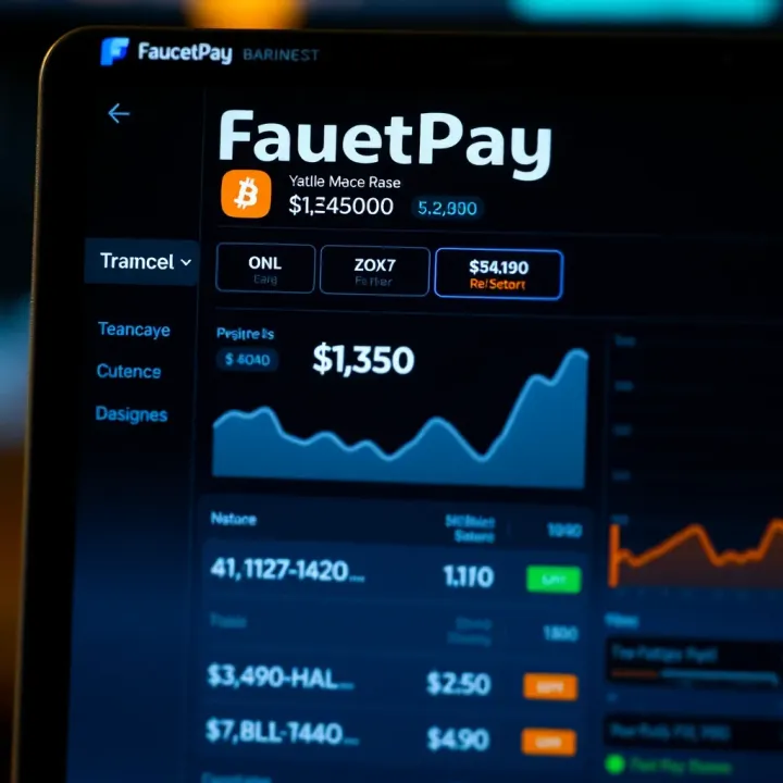 Digital wallet interface showing cryptocurrency balance and transaction history
