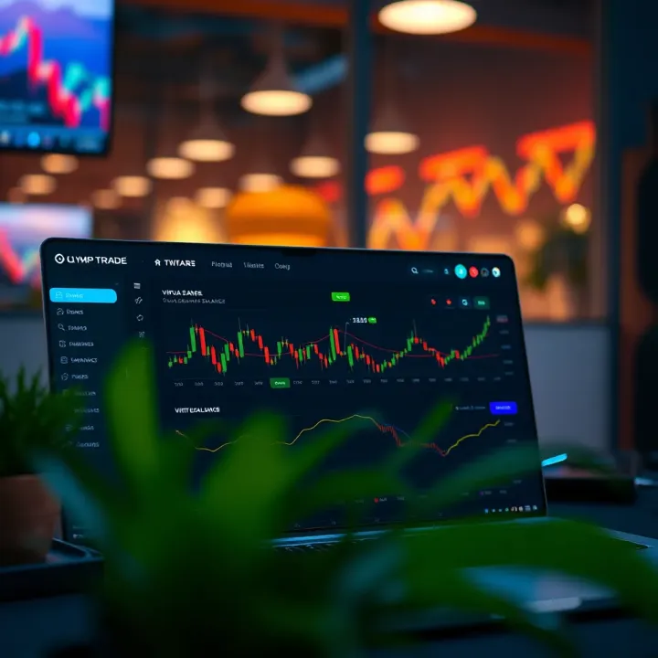 Dashboard view of Olymp Trade demo account showing trading tools and virtual balance