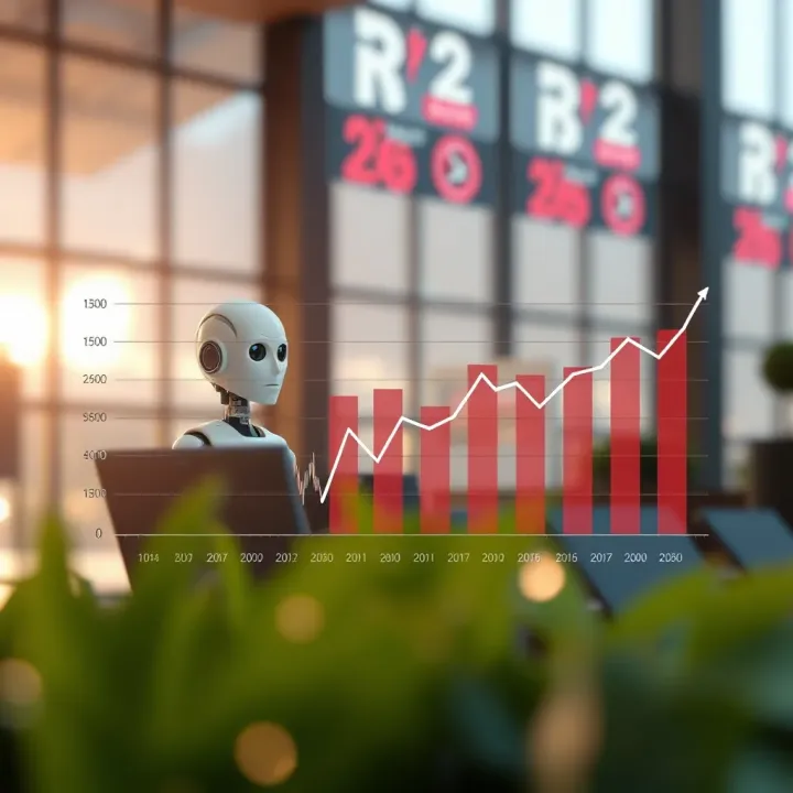 Graph illustrating potential benefits and risks of using automated trading bots