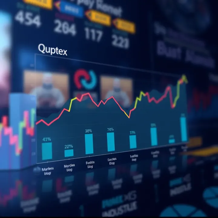 Quptex Market Impact and Application Sectors Graph showcasing Quptex's market influence and application sectors in various industries