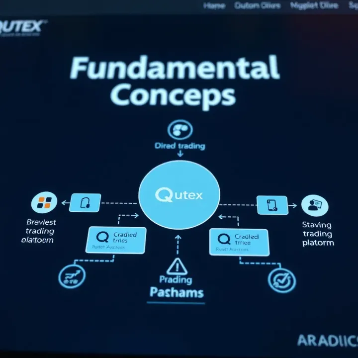 Diagram illustrating the fundamental concepts and structure of Qutex trading platform