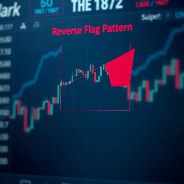 Diagram illustrating the structure of the reverse flag pattern with contrasting segments